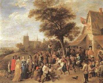 David Teniers The Younger : Peasants Merry making